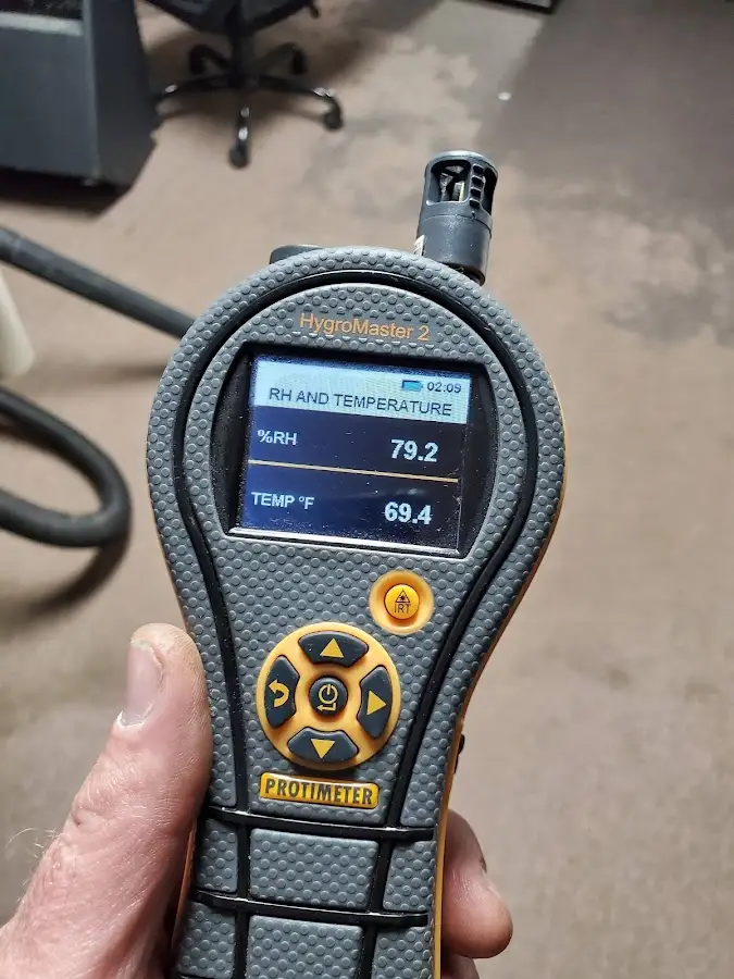 Moisture meter humidity assessment for Mold Remediation & Removal in Sandwich